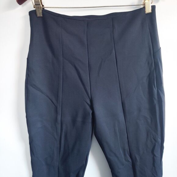 ONA XL Upper East Split Flare Black Stretch Leggings Ponte Pants Asymmetrical - Picture 7 of 16